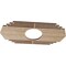 Ekena Millwork Chrysler Wood Fretwork Pierced Ceiling Medallion, Red Oak, 16"W x 8"H x 4 1/4"ID x 3/8"T CMWP16X08X0375CSRO - alternate 5